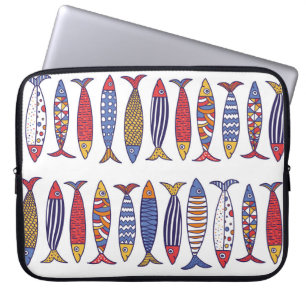 Capa Para Notebook Ilustração de Peixe Bonito: Crianças Sem Olhos