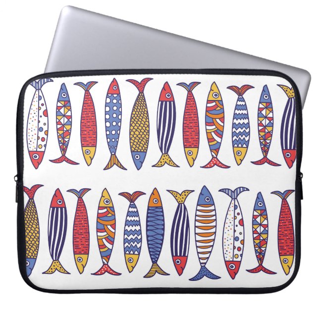 Capa Para Notebook Ilustração de Peixe Bonito: Crianças Sem Olhos (Frente)