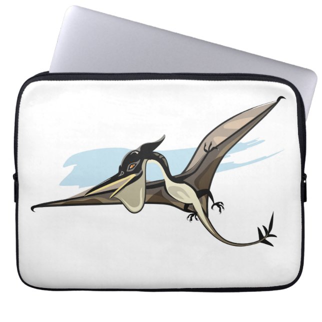 Capa Para Notebook Ilustração De Um Dinossauro Pteranodon. (Frente)