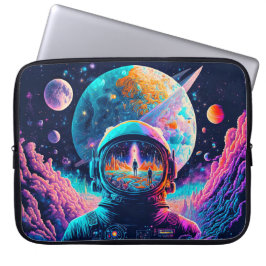 Capa Para Notebook Ilustração do Espaço & Além