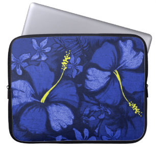 Capa Para Notebook Ilustração do Rock Lava Havaiano Kahala Hibiscus