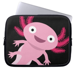 Capa Para Notebook Ilustração Engraçada Axolotl