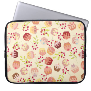 Capa Para Notebook ilustração perfeita do bolo de xícara