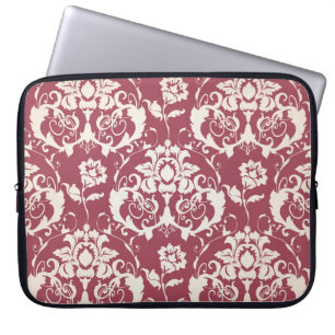 Capa Para Notebook Ilustração. Textura de luxo. Barroco, costura Dama