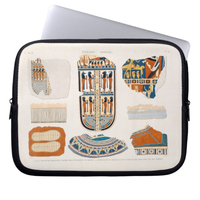 Capa Para Notebook Ilustrações de detalhes decorativos do wrapp (Frente)