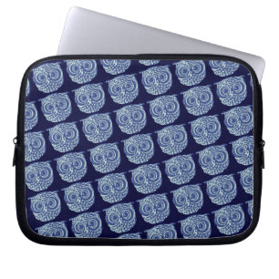 Capa Para Notebook Imagem azul de coruja