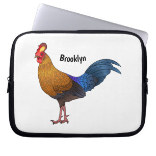 Capa Para Notebook Imagem de desenho animado de aves de junglefowl no
