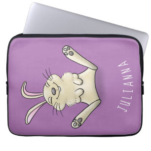 Capa Para Notebook Imagem de desenho animado de coelho bonito