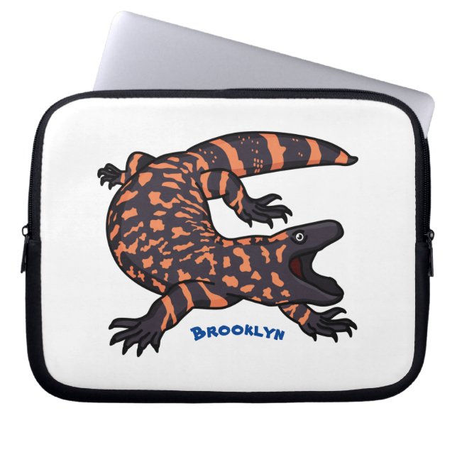 Capa Para Notebook Imagem de desenho animado de lagarto monstro de gi (Frente)