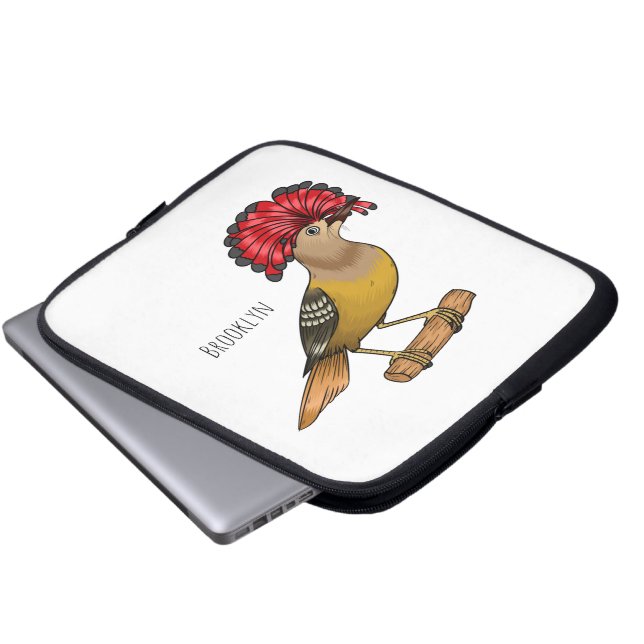 Capa Para Notebook Imagem de desenho animado real de aves apanhadoras (Frente Inferior)