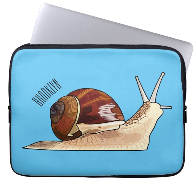 Capa Para Notebook Imagem de desenho em caracol (Frente)