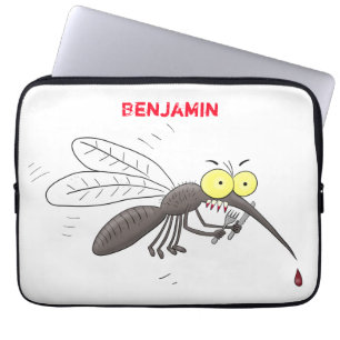 Capa Para Notebook Imagem de desenhos animados de insetos curiosos
