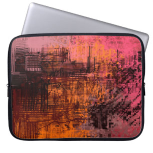 Capa Para Notebook Imagem de ilustração do 2d com fundo abstrato. Ex