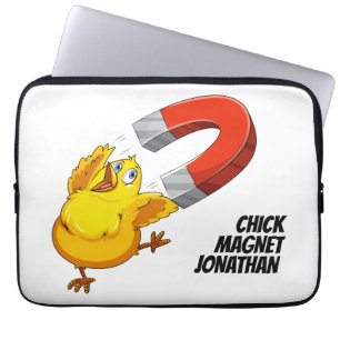 Capa Para Notebook Imagem de Pintinho de nome personalizado