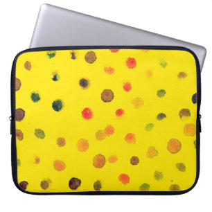 Capa Para Notebook imagem desenhada à mão com pontos multicolores ati