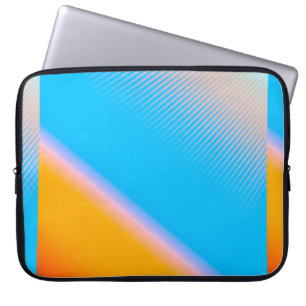 Capa Para Notebook imagem desfocada com design de cores gradiente no