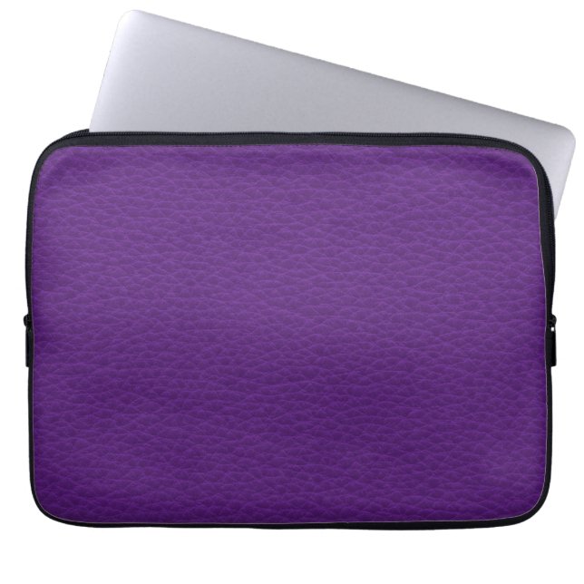 Capa Para Notebook Imagem do couro roxo (Frente)