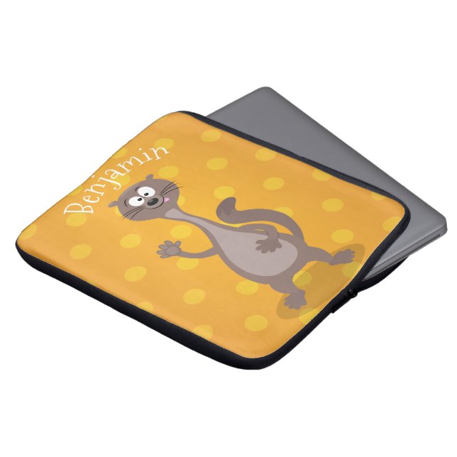 Capa Para Notebook Imagem engraçada de desenho animado (Frente Topo)