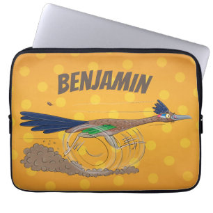Capa Para Notebook Imagem engraçada de desenho animado de pássaros