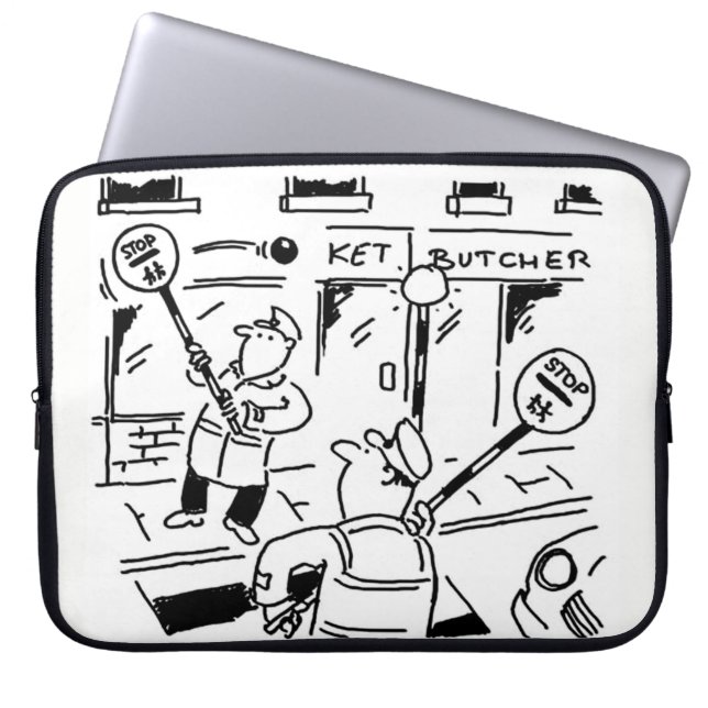 Capa Para Notebook Imagem Surreal de Homens Lollipop Reproduzindo Tên (Frente)