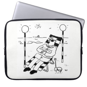 Capa Para Notebook Imagem surreal de um homem de pirulito