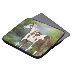 Capa Para Notebook Impressão de Cavalo Pintado Sorrel Tovero