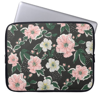 Capa Para Notebook Impressão de fundo Vintage sem costura Padrão de V
