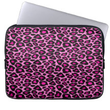 Impressão de Leopardo Negro e Rosa Funsa