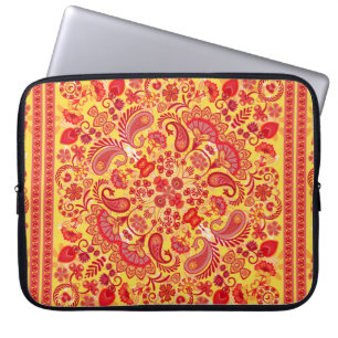 Capa Para Notebook impressão de ornamento de vintage paisley bandana