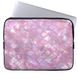 Capa Para Notebook Impressão de Sereia Rosa Claro