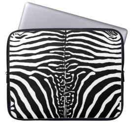 Capa Para Notebook Impressão de Zebra Brown e White