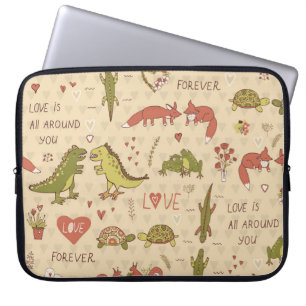 Capa Para Notebook Impressão Desenhado À Mão Do namorados