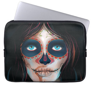 Capa Para Notebook Impressão do Dia do México das Férias Mortas