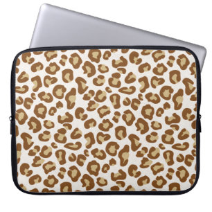 Capa Para Notebook Impressão do Leopardo da Neve, bege, bronzeado e b