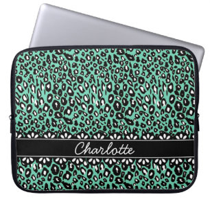 Capa Para Notebook Impressão e renda do Leopard de Casa Fashiável
