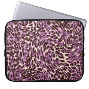 Capa Para Notebook Impressão Leopardo, Padrão Animal Clássico.