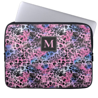 Capa Para Notebook Impressão Leopardo Rosa
