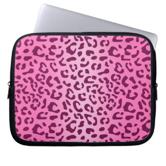 Capa Para Notebook Impressão Leopardo Rosa-na moda