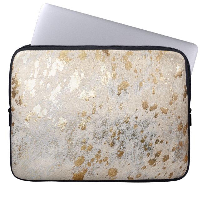 Capa Para Notebook Impressão Metálico Dourado (Frente)