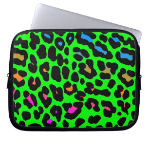 Capa Para Notebook Impressão Neon Leopard do Corey Tiger 80s