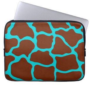 Capa Para Notebook Impressão Turquoise Giraffe
