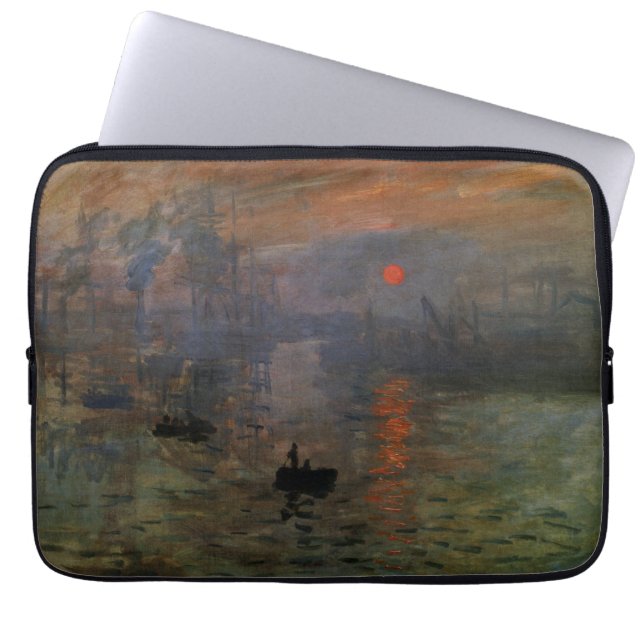 Capa Para Notebook Impression Sunrise de Claude Monet, Arte Antigo (Frente)