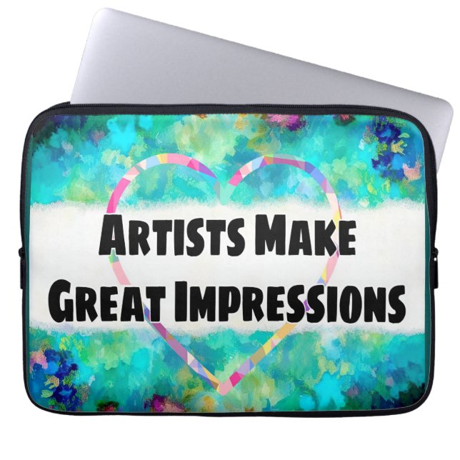 Capa Para Notebook Impressionismo arte cita artista orgulhoso (Frente)