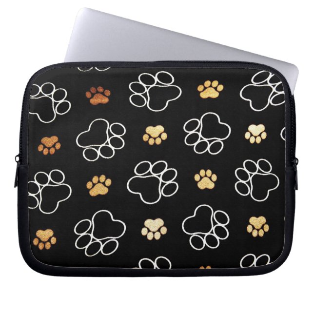 Capa Para Notebook Impressões de pata (Frente)