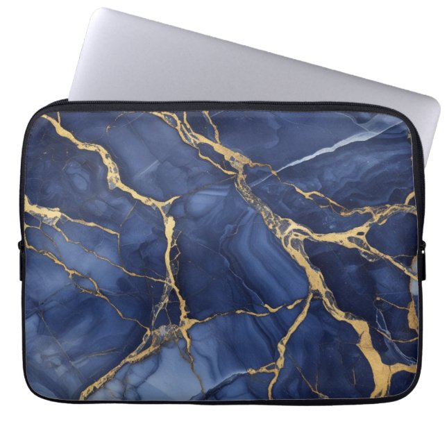 Capa Para Notebook Indigo Marble (Frente)