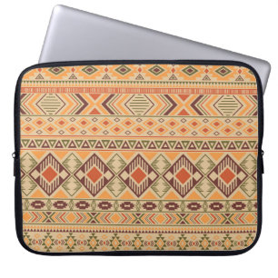 Capa Para Notebook Índio peruano: Tribal Geométrico Sem Olhos