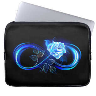 Capa Para Notebook Infinito brilhante com rosa azul