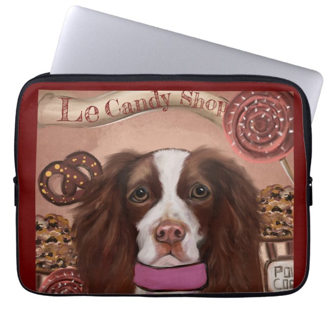 Capa Para Notebook Inglês Springer Spaniel (Frente)