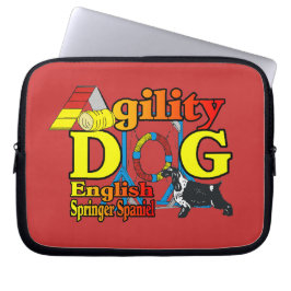 Capa Para Notebook Inglês Springer Spaniel Agilidade