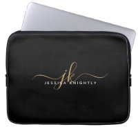 Iniciais de Monograma de Script Elegante Moderno D